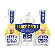 Mr. Clean, Clean Freak Deep Cleaning Mist Multi-Surface Spray with Febreze Lemon Zest Scent Starter Kit and Refill Bundle Pack