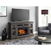 Whalen Media Fireplace Console - Gray