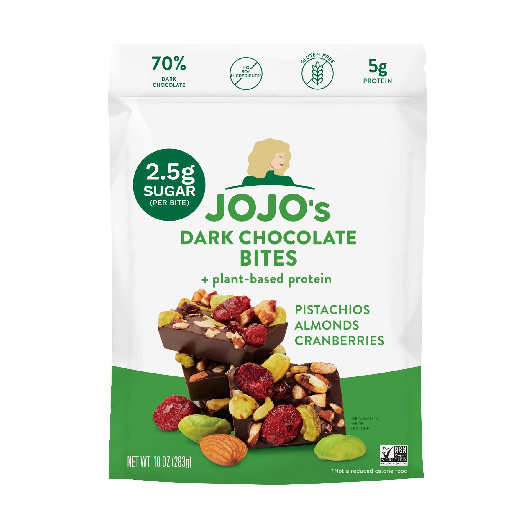 JOJO's Original Dark Chocolate Bites, 10 oz.