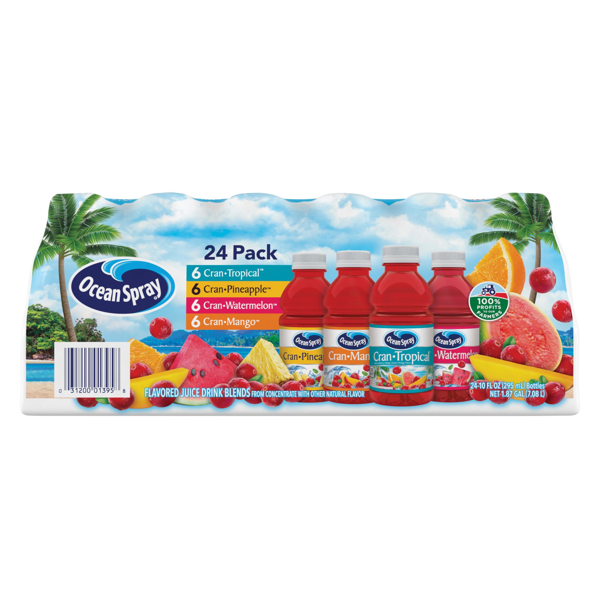 Ocean Spray Tropical Variety Pack, 24 ct./10 oz.