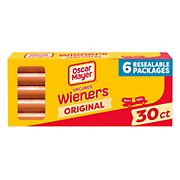 Oscar Mayer Classic Uncured Wieners Hot Dogs, 30 ct.
