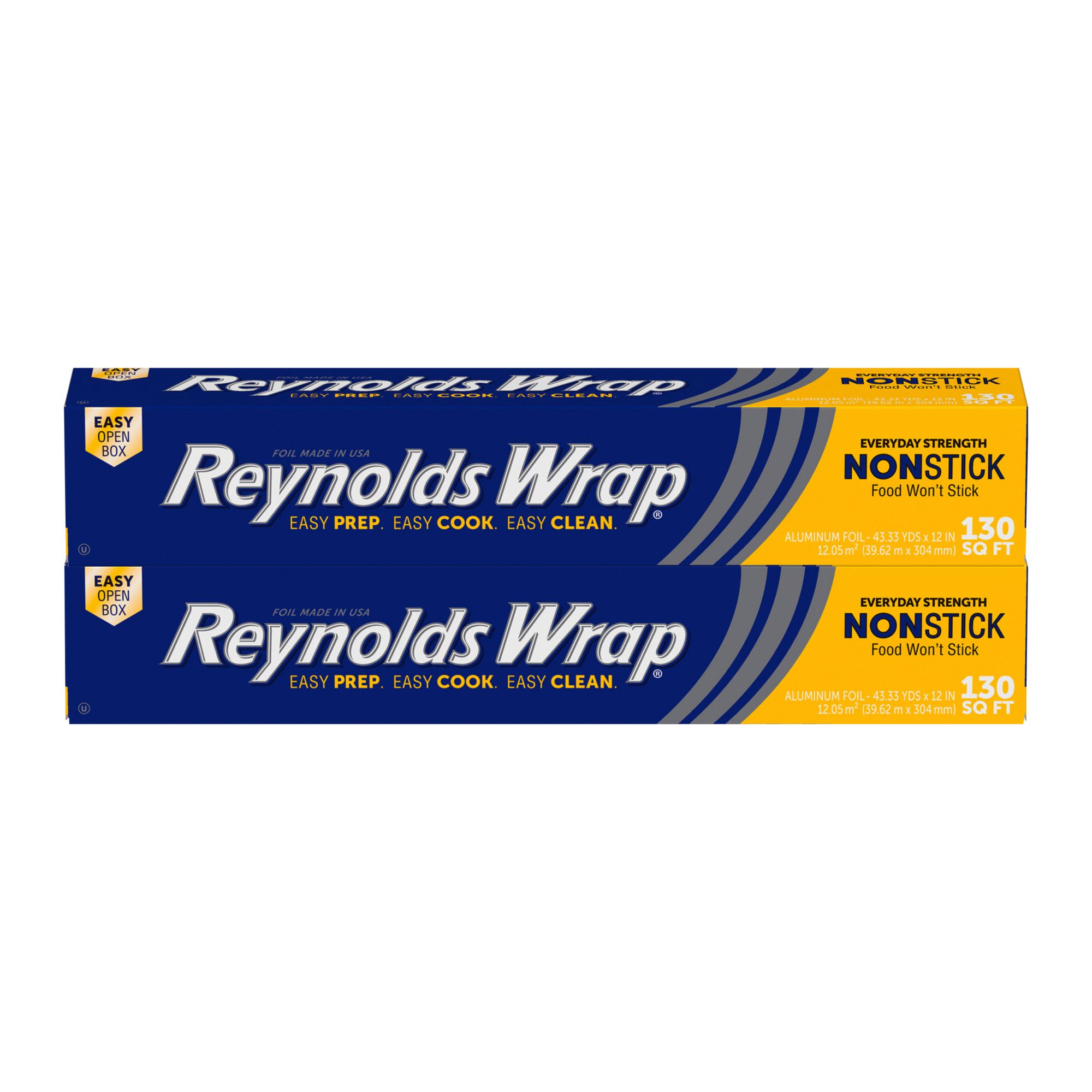 2-Pack) Reynolds Wrap Everyday NON-STICK Aluminum Foil ~ 42