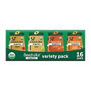 Beech-Nut Organics Vegatable and Fruit Variety Pack Baby Food, 4 oz.