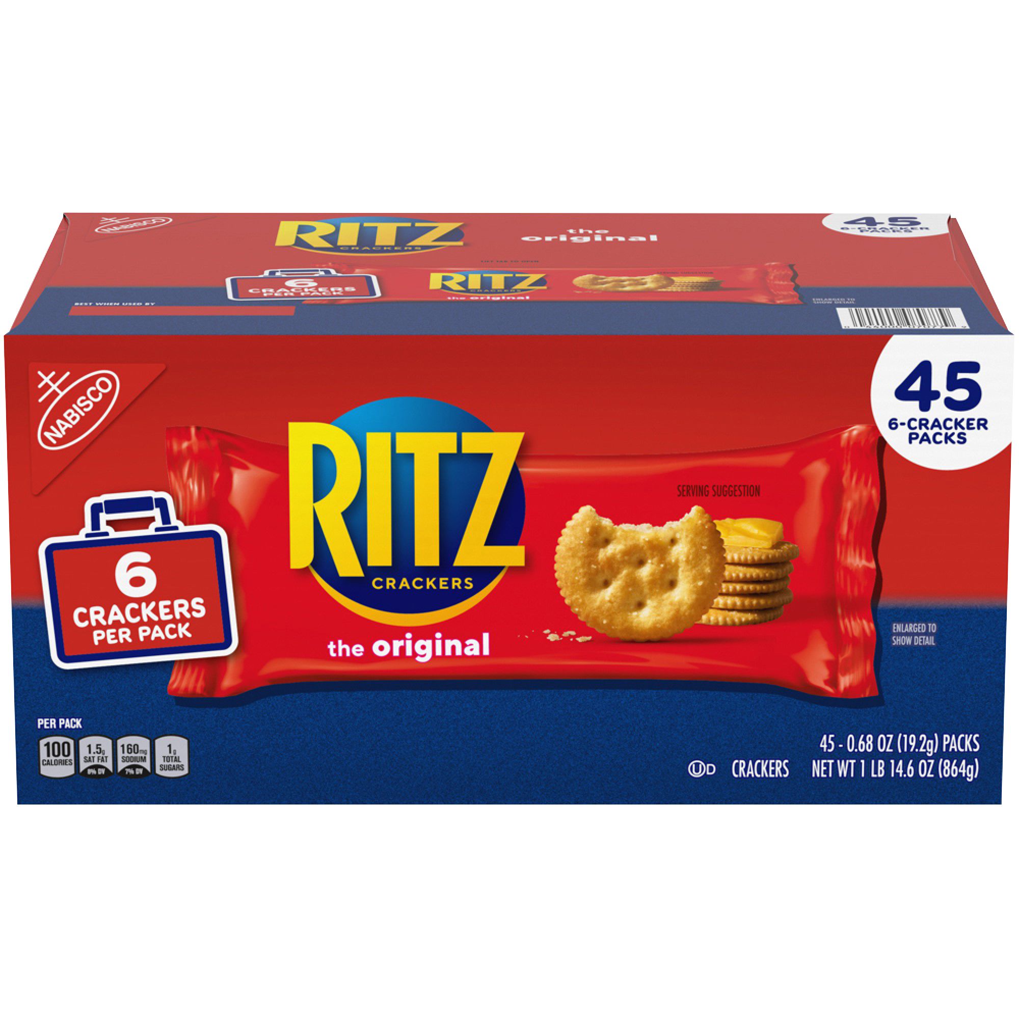 Ritz Crackers Portion Packs, 45 ct. | BJ's Wholesale Club