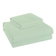Purity Home King Size 400 Thread Count Ultimate Percale Deep Pocket Cotton Sheet Set - Sage