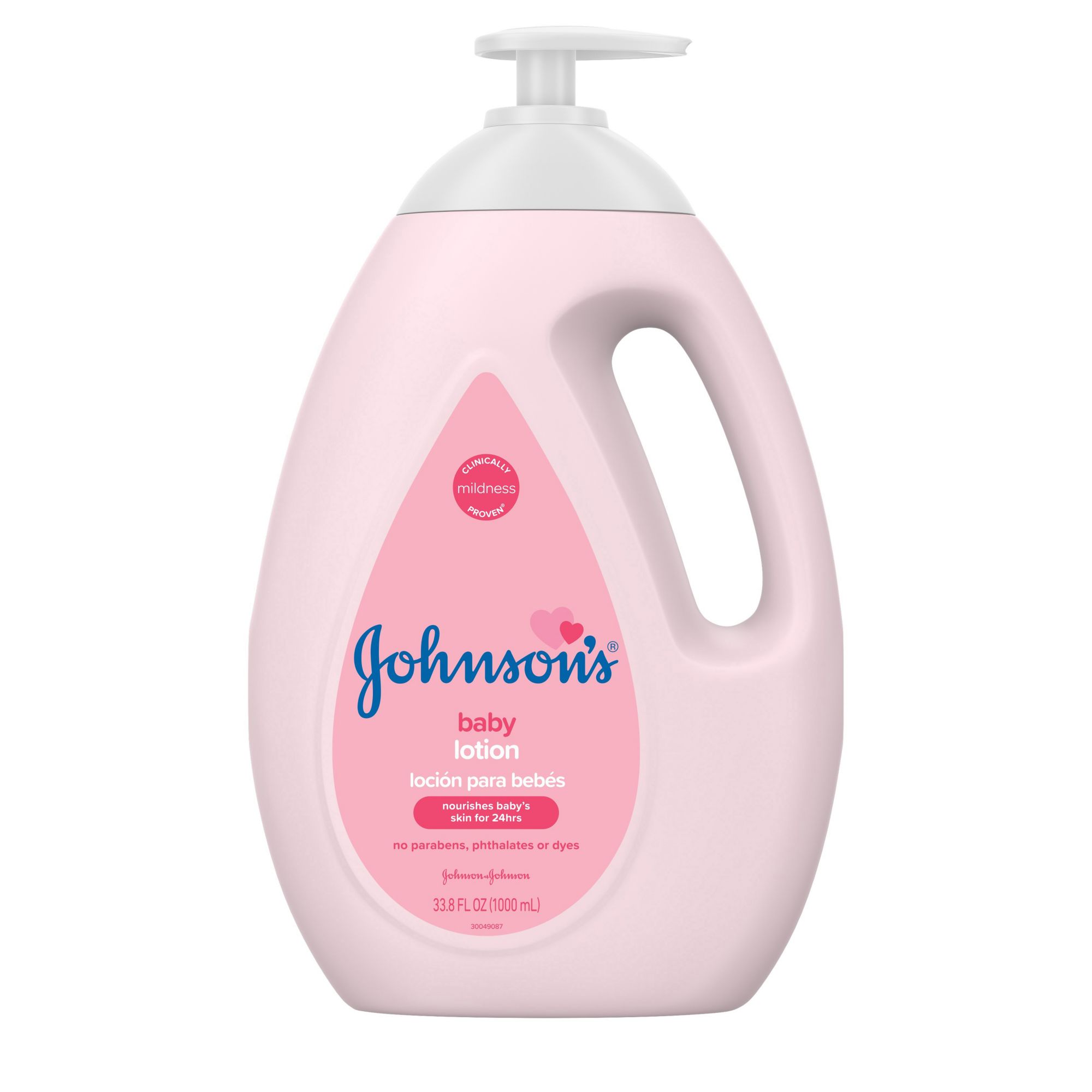 Johnson's Moisturizing Pink Baby Lotion with Coconut Oil, 33.8 fl. oz