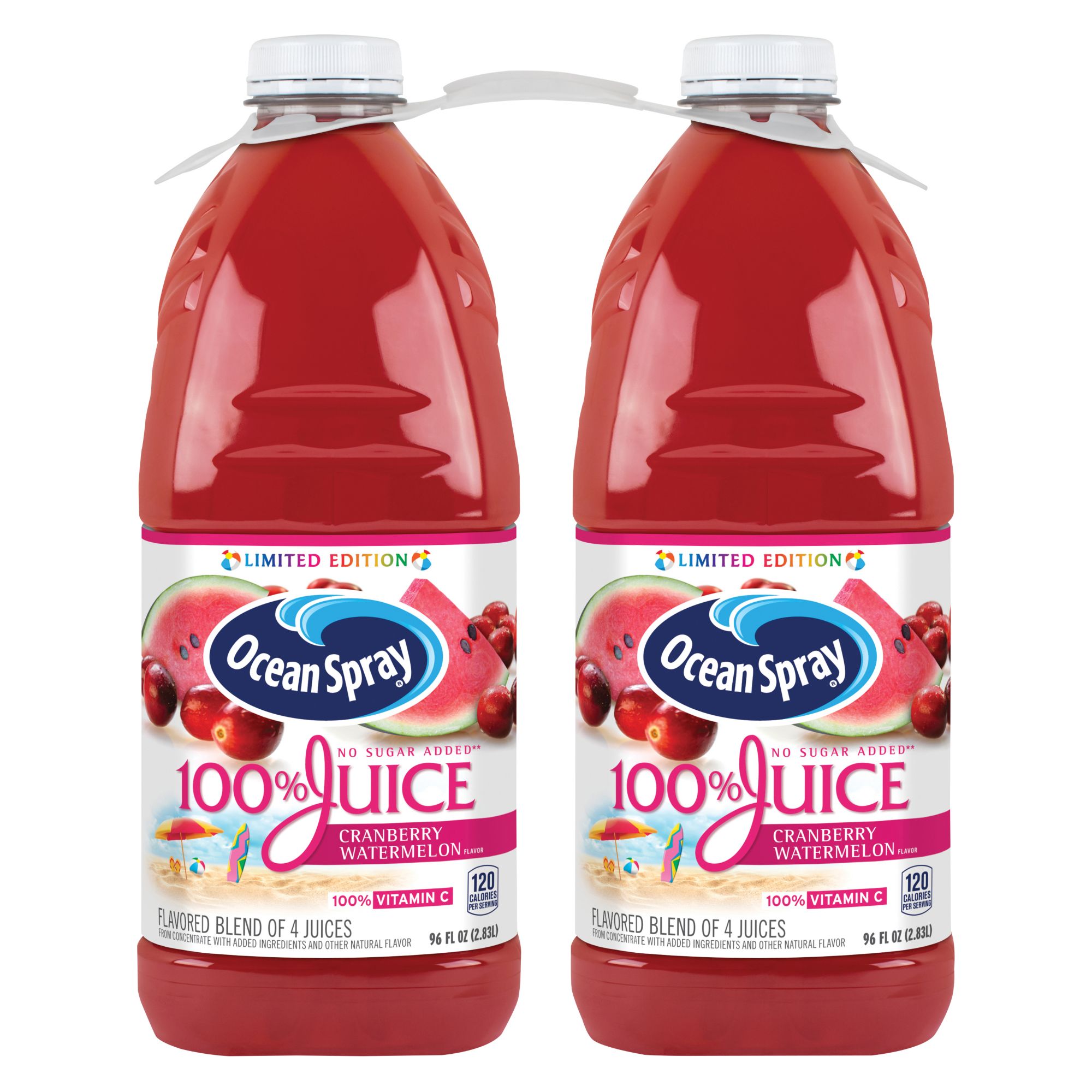 Ocean Spray 100% Juice Cranberry Watermelon, 2 pk./96 oz.
