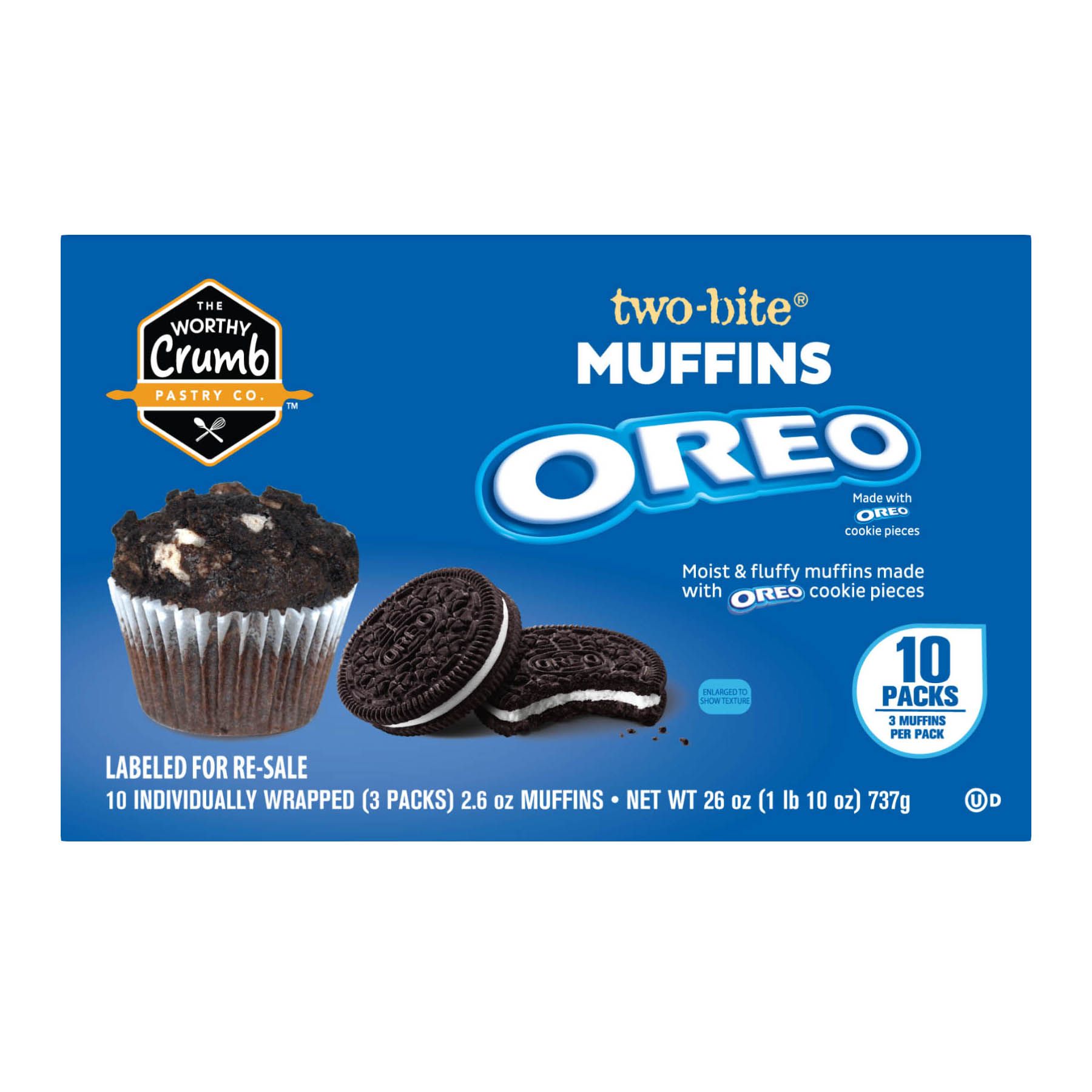 The Worthy Crumb Oreo Cookie Mini Muffins