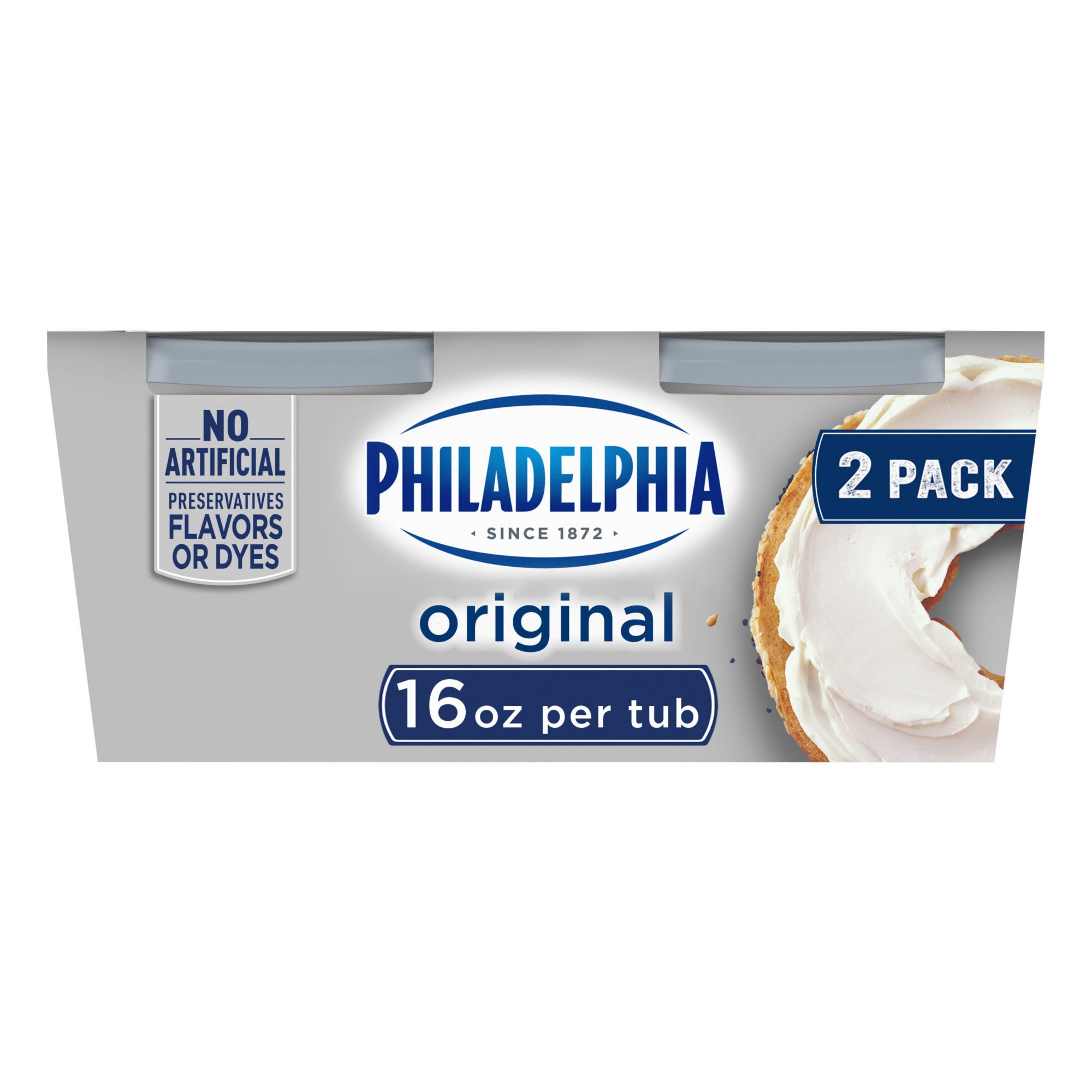 Philadelphia Original Cream Cheese Spread, 2 pk./16 oz.