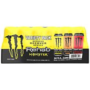 Monster Rehab Variety Pack, 24 pk/15.5 oz.