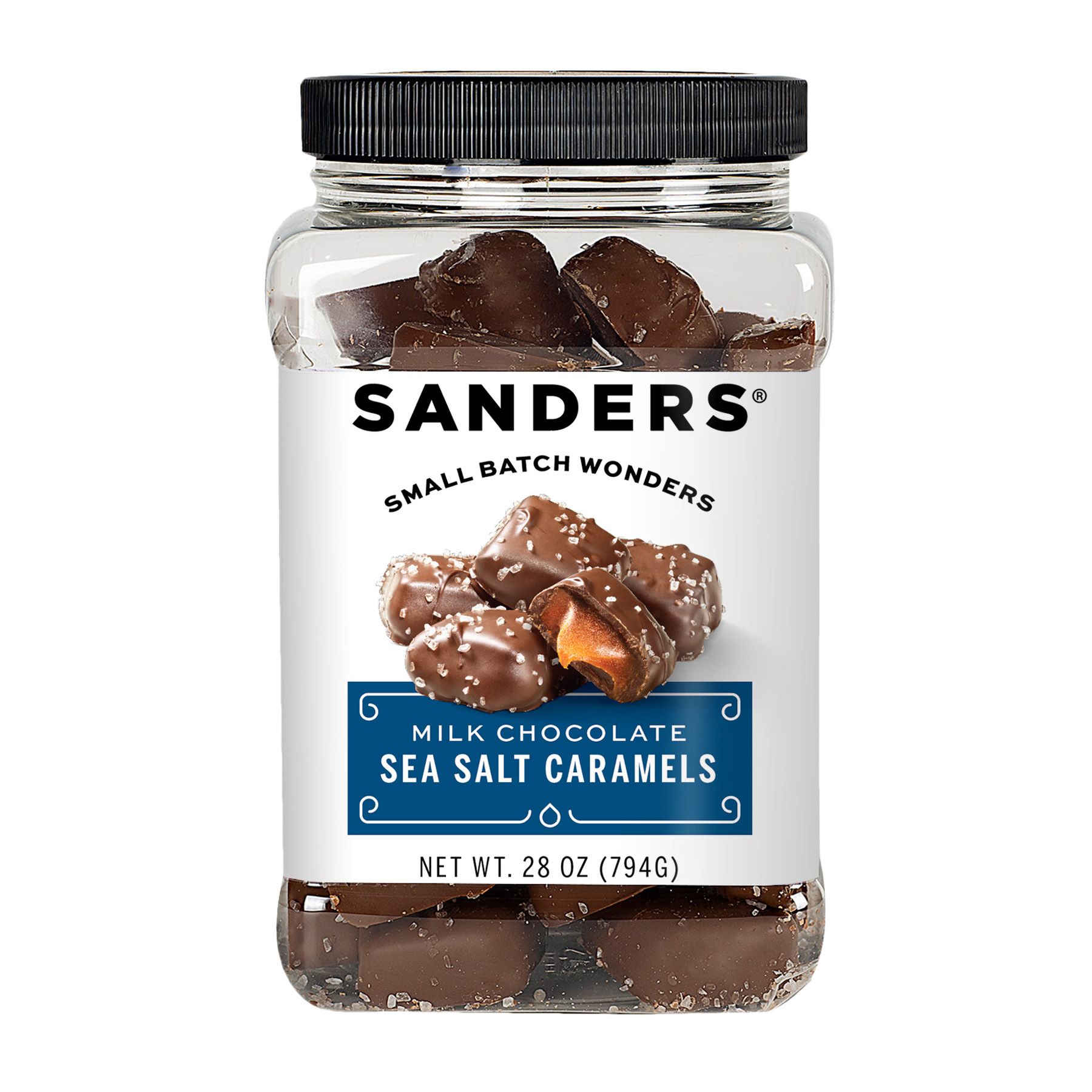 Sanders Milk Chocolate Sea Salt Caramel Mini Bites 3.75 oz