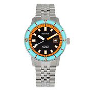 Heritor Automatic Edgard Bracelet Diver's Watch with Date - Light Blue/Black