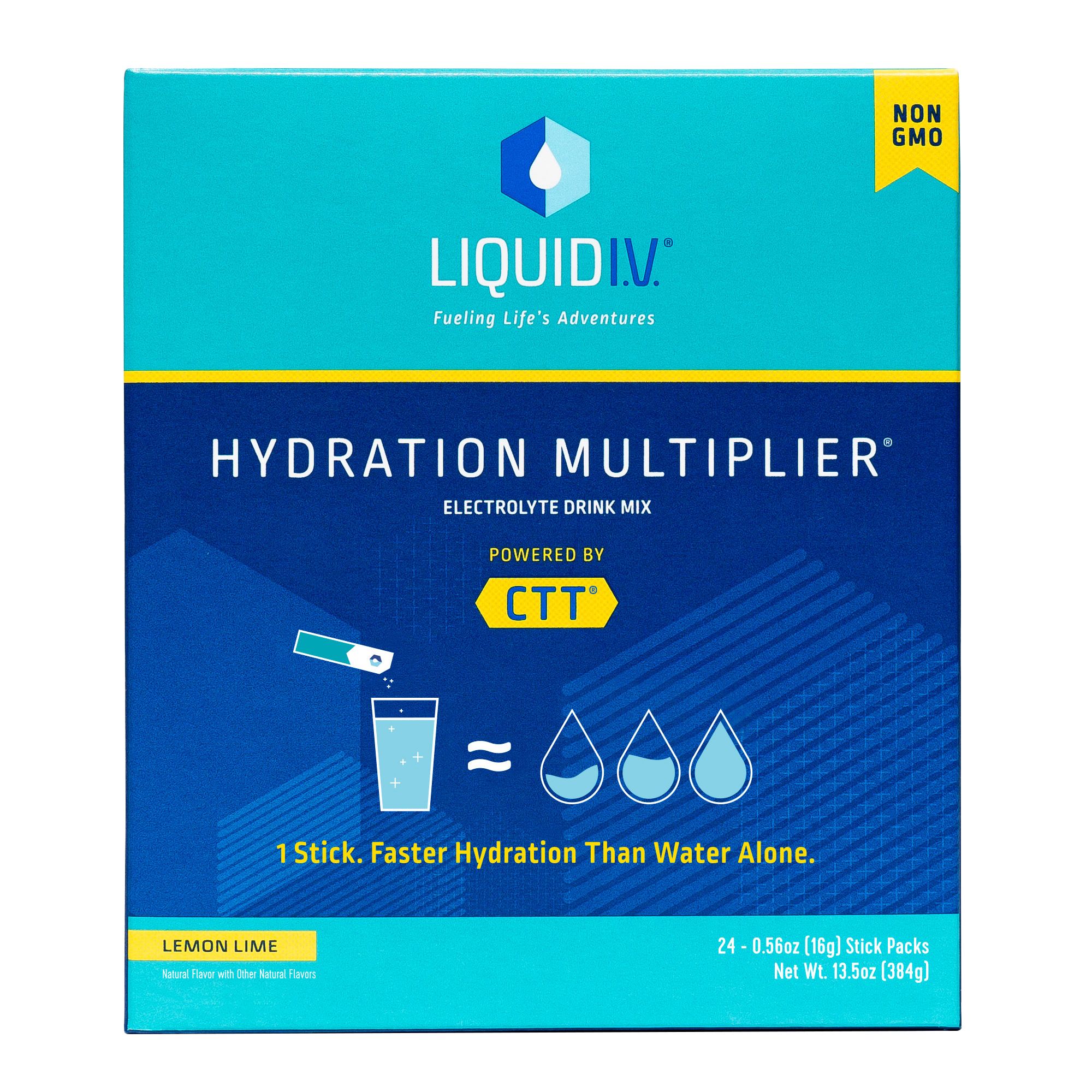 Liquid I.V. Hydration Multiplier Lemon Lime 24 ct.