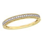 .1 ct. t.w. Diamond Anniversary Ring in 10k Yellow Gold - Size 5