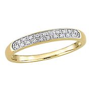 .1 ct. t.w. Diamond Anniversary Band in 10k Yellow Gold - Size 9