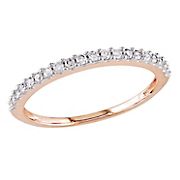 .2 ct. t.w. Diamond Anniversary Band in 10k Rose Gold - Size 9