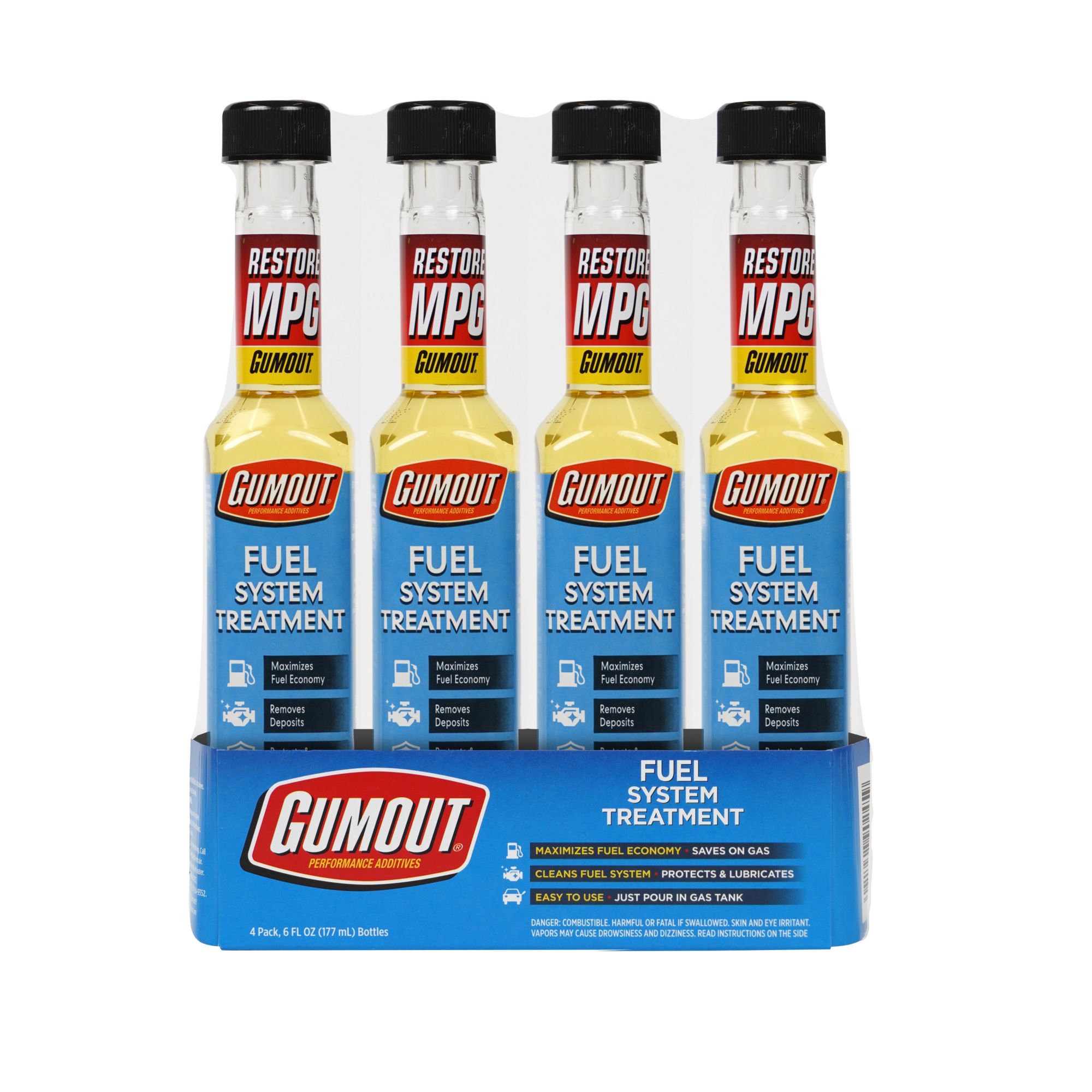 Gumout Fuel System Treatment, 4 pk./6 oz.