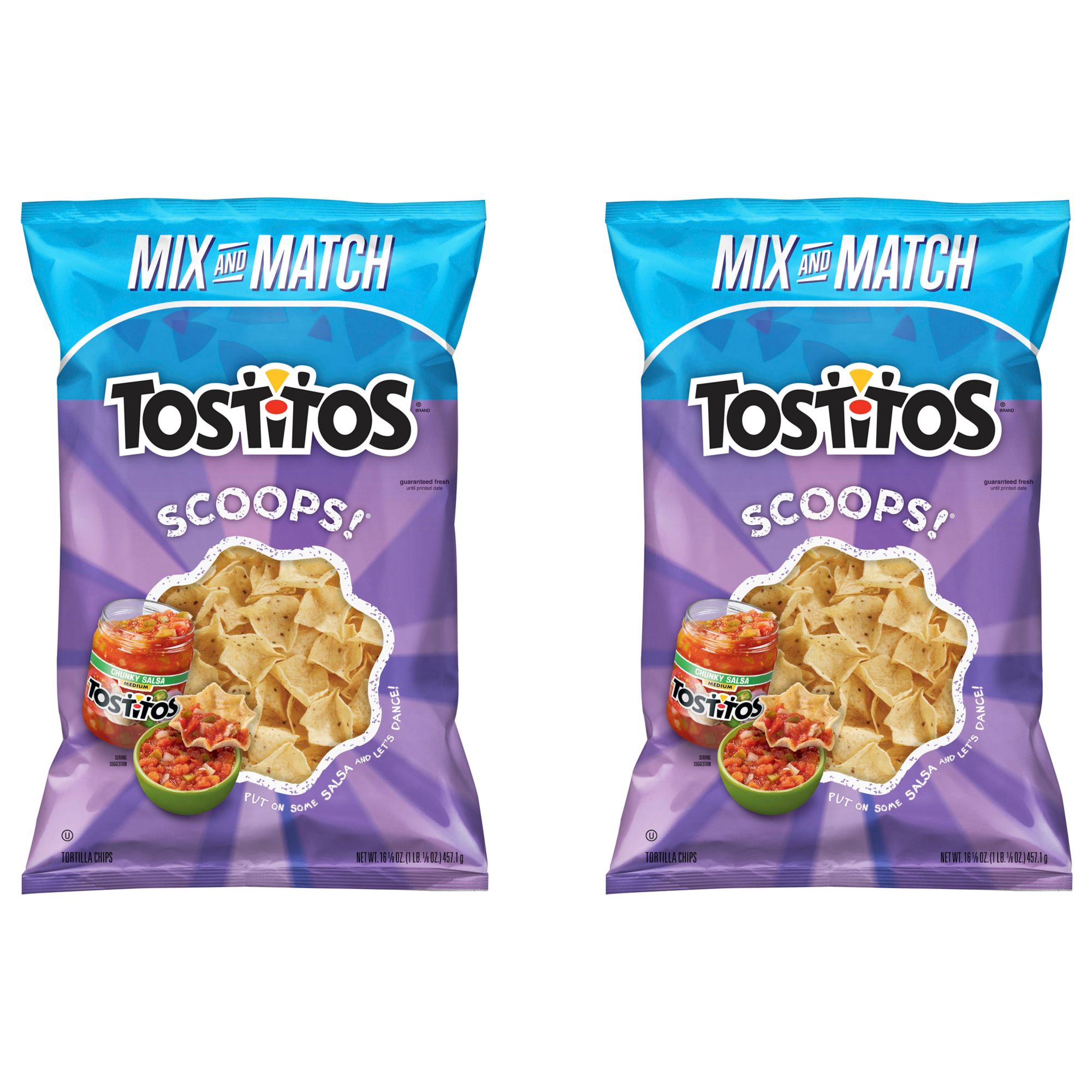 Tostitos Scoops Tortilla Chips & Cheetos Crunchy Cheese Snacks