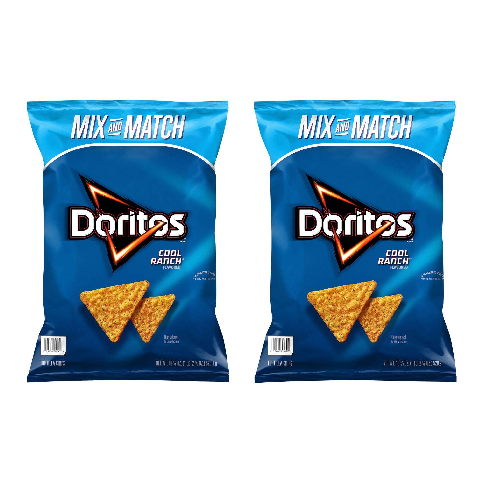 Doritos Tortilla Chips Cool Ranch Flavored, Pick n' Pack, 2 ct. | BJ's ...