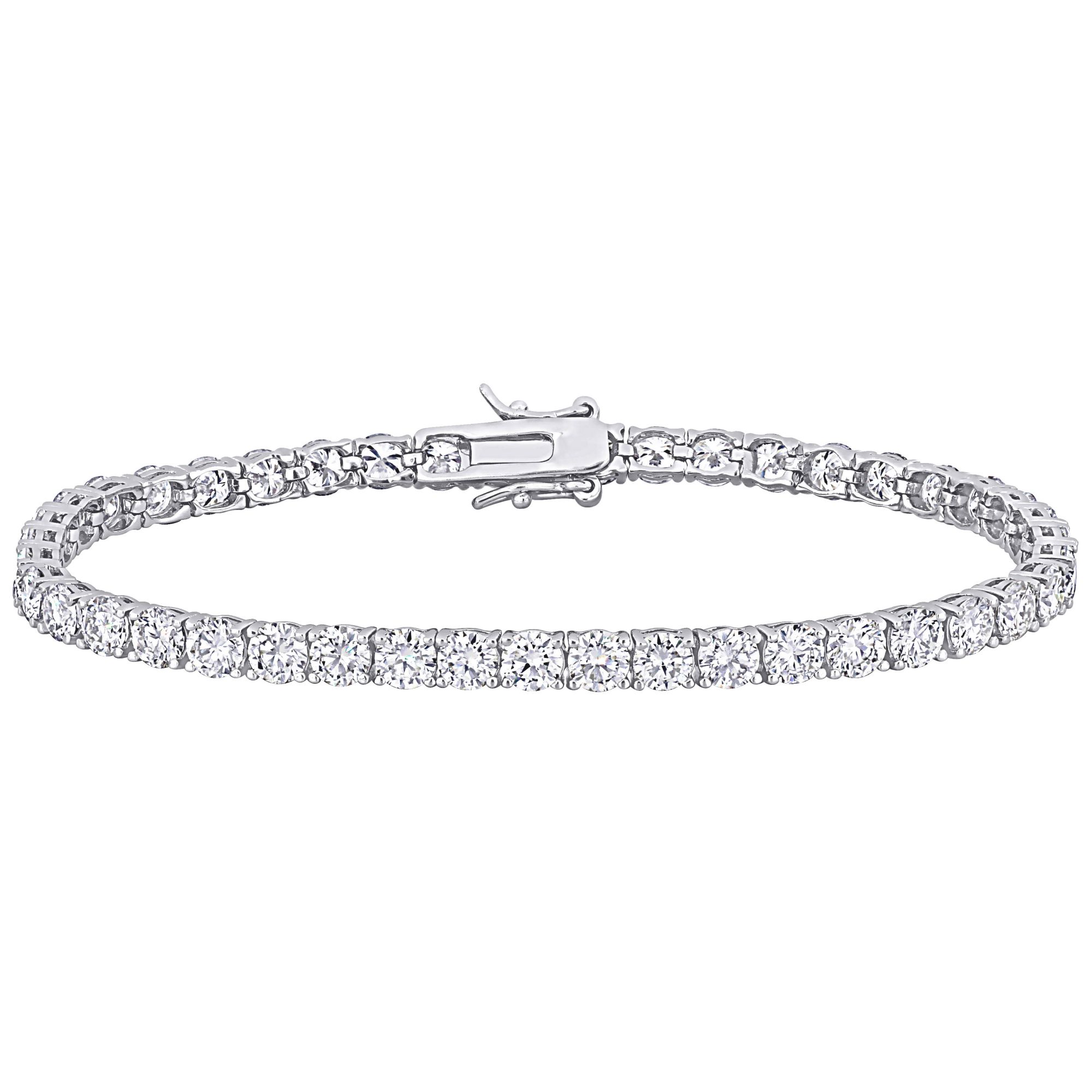 Moissanite Tennis Bracelet in Sterling Silver