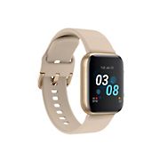 iTouch Air 3 Touchscreen Smartwatch Fitness Tracker, 40mm - Gold Case with Beige Strap