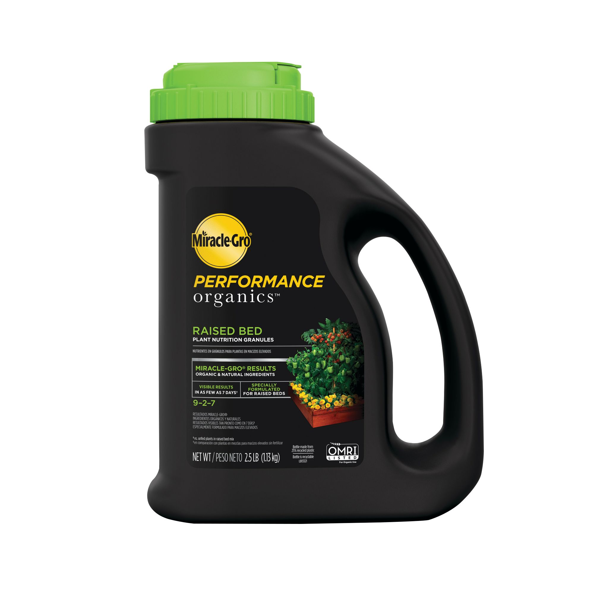 Miracle-Gro Performance Organics Raised Bed Plant Nutrition Granules, 2.5 lbs.