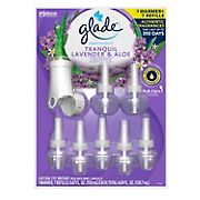 Glade PlugIns Tranquil Lavender & Aloe Warmer with 1 and 7 Refills