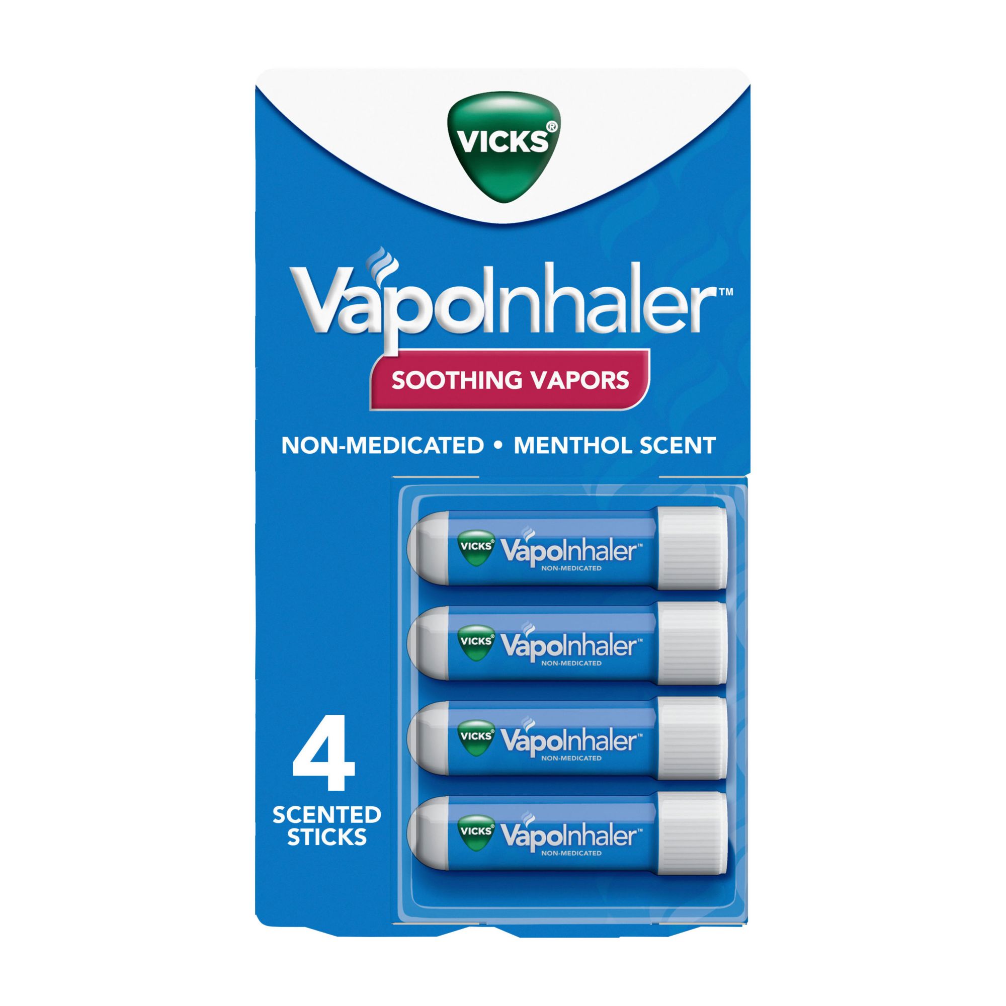 Vicks VapoInhaler Soothing Vapors, 4 ct.