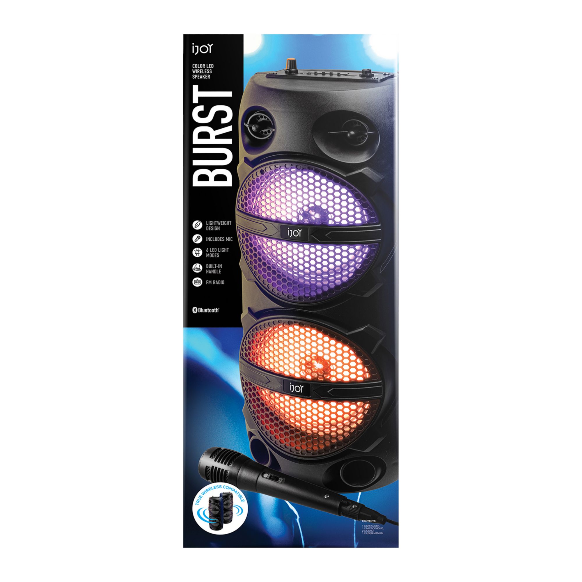 iJoy Burst Wireless Bluetooth Speaker | BJ's Wholesale Club