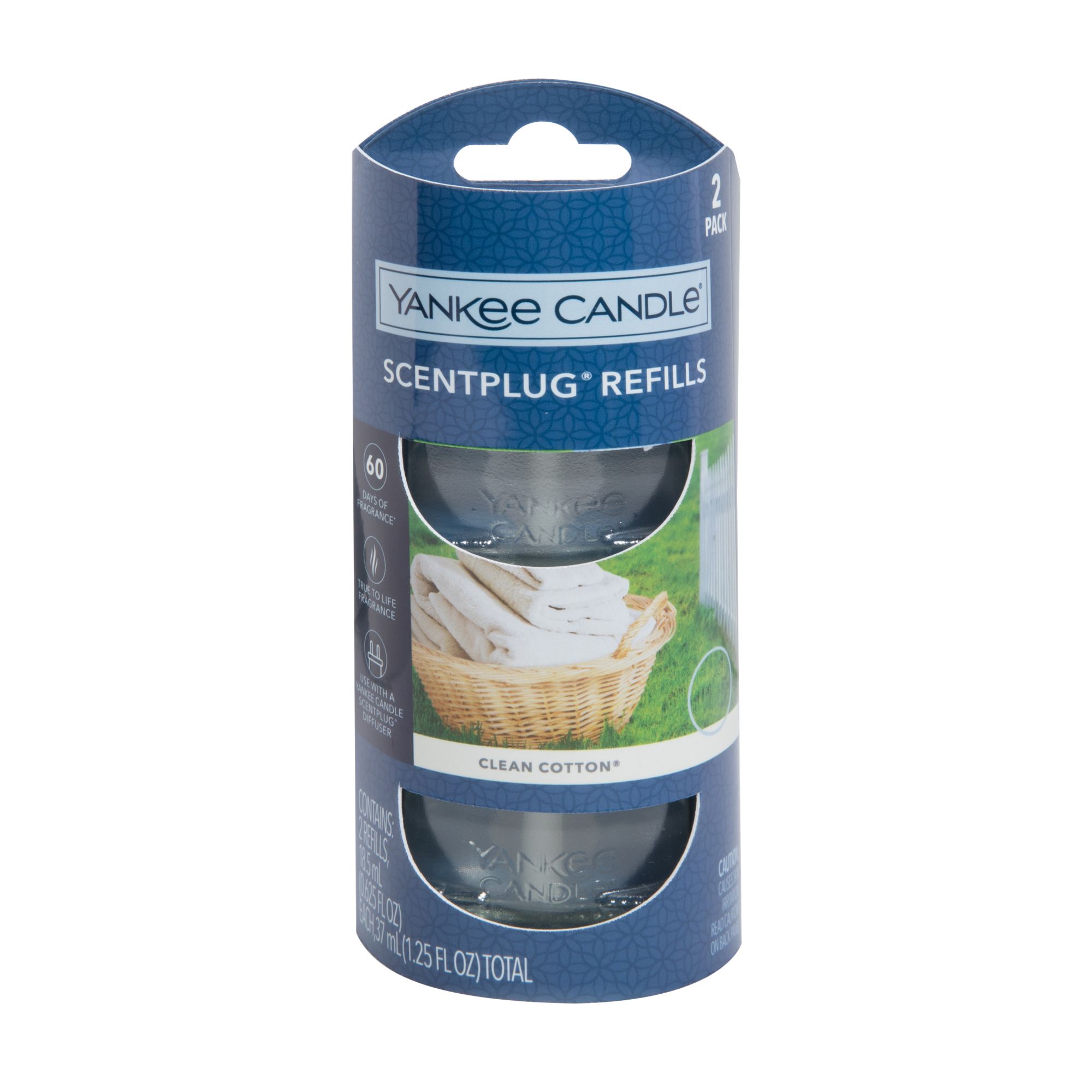 Yankee Candle Scent Plug Fan Refill l- Clean Cotton