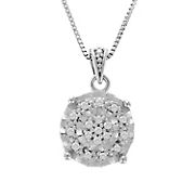 Amairah .10 ct. t.w. Diamond Pendant Necklace .925 in Sterling Silver