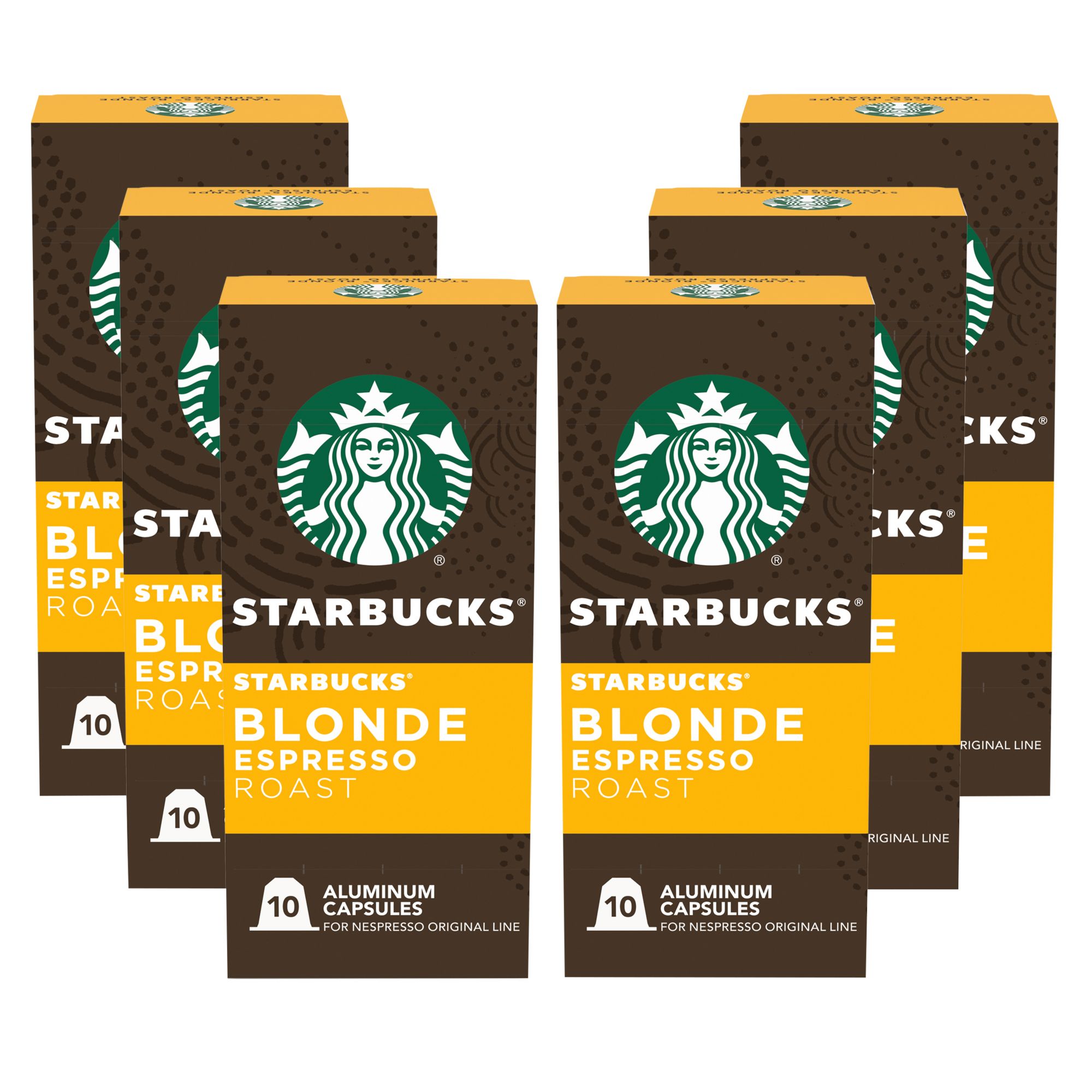 Starbucks by Nespresso Original Line Capsules Variety Pack Pods, 60 ct.