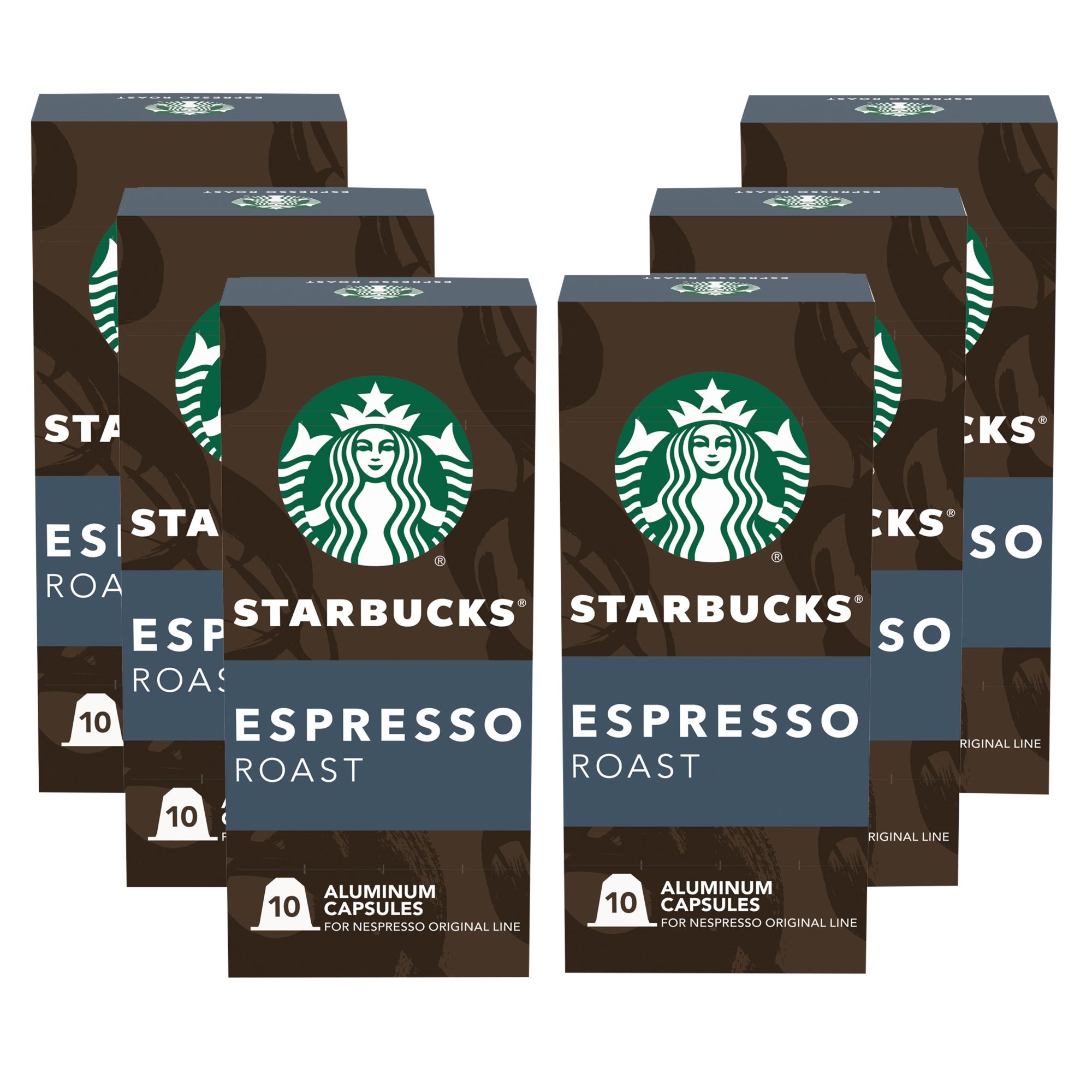 Starbucks by Nespresso Original Line Capsules Espresso Roast Pods, 60 ct.