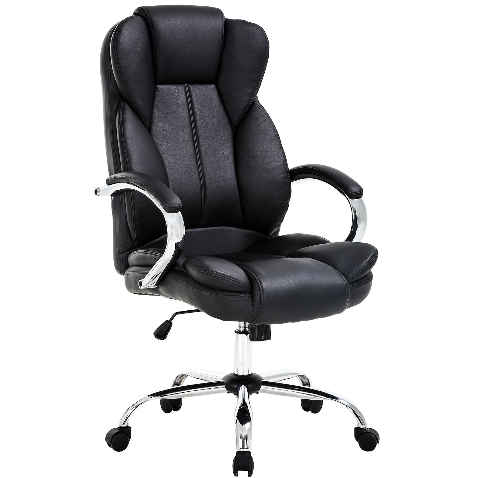 Best Massage Executive High-Back Ergonomic Office Chair with Lumbar Support - Black