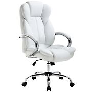 Best Massage Executive High-Back Ergonomic Office Chair with Lumbar Support - White