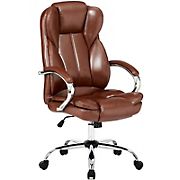 Best Massage Executive High-Back Ergonomic Office Chair with Lumbar Support - Brown