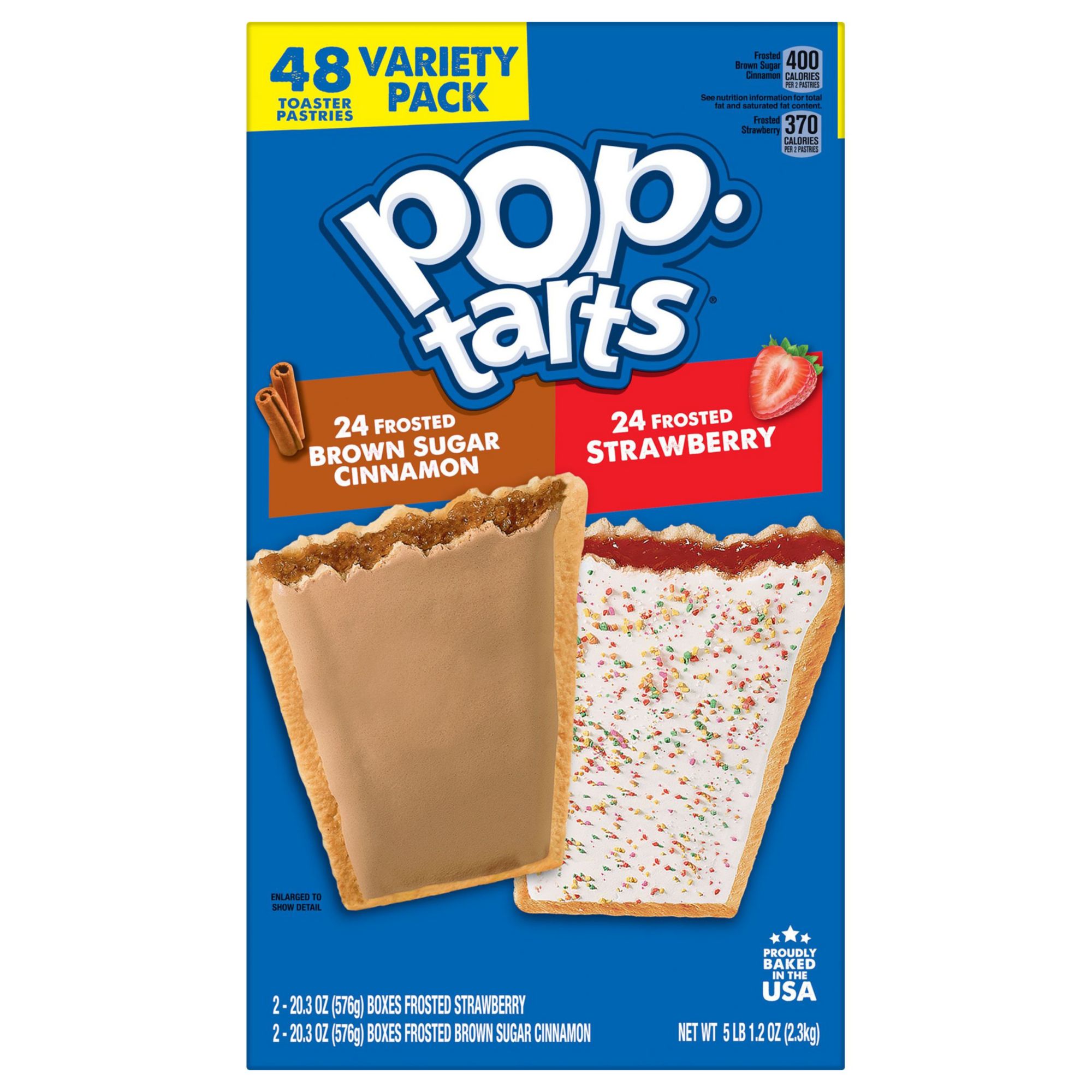 Kellogg's Pop Tarts Strawberry and Brown Sugar Variety Pack