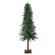 Northlight 7' Slim Traditional Woodland Alpine Artificial Christmas Tree - Unlit