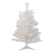 Northlight 3' Pre-Lit LED Medium Pine Artificial Christmas Tree - Clear Lights