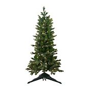Northlight 4' Pre-Lit Slim Savannah Spruce Slim Artificial Christmas Tree - Clear Lights
