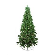 Northlight 6' Pre-Lit Pine Artificial Wall Christmas Tree - Clear Lights