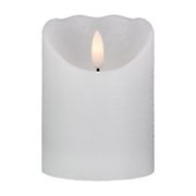 Northlight 4&quot; LED White Flameless Battery Operated Christmas Decor Candle