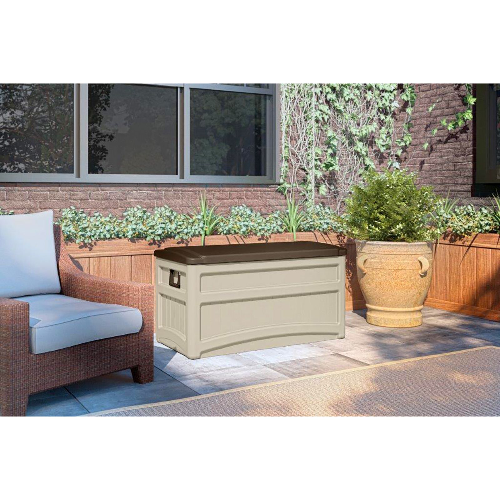 200 gal Stoney Extra Large Deck Box by Suncast at Fleet Farm