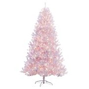 Puleo International 6.5' Northern Fir Pre-Lit Tree with 400 ct. Lights - White