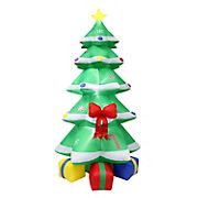 Puleo International 6' Outdoor LED-Lighted Inflatable Christmas Tree