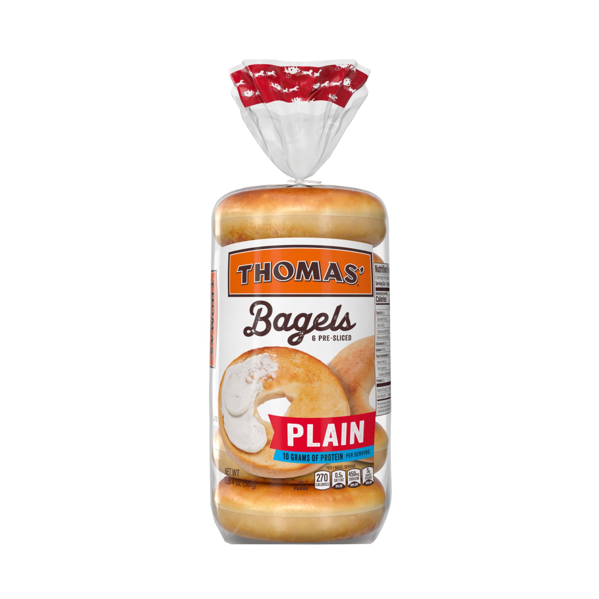 Thomas' Plain Bagels, 6 ct.