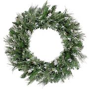 Northlight 24&quot; Snow Mountain Pine Artificial Christmas Wreath - Unlit