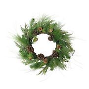 Northlight 24&quot; Pine Cones and Needles Artificial Christmas Wreath - Unlit