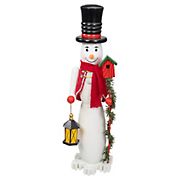 Northlight 18&quot;  Snowman Nutcracker Christmas Tabletop Decor - White and Red