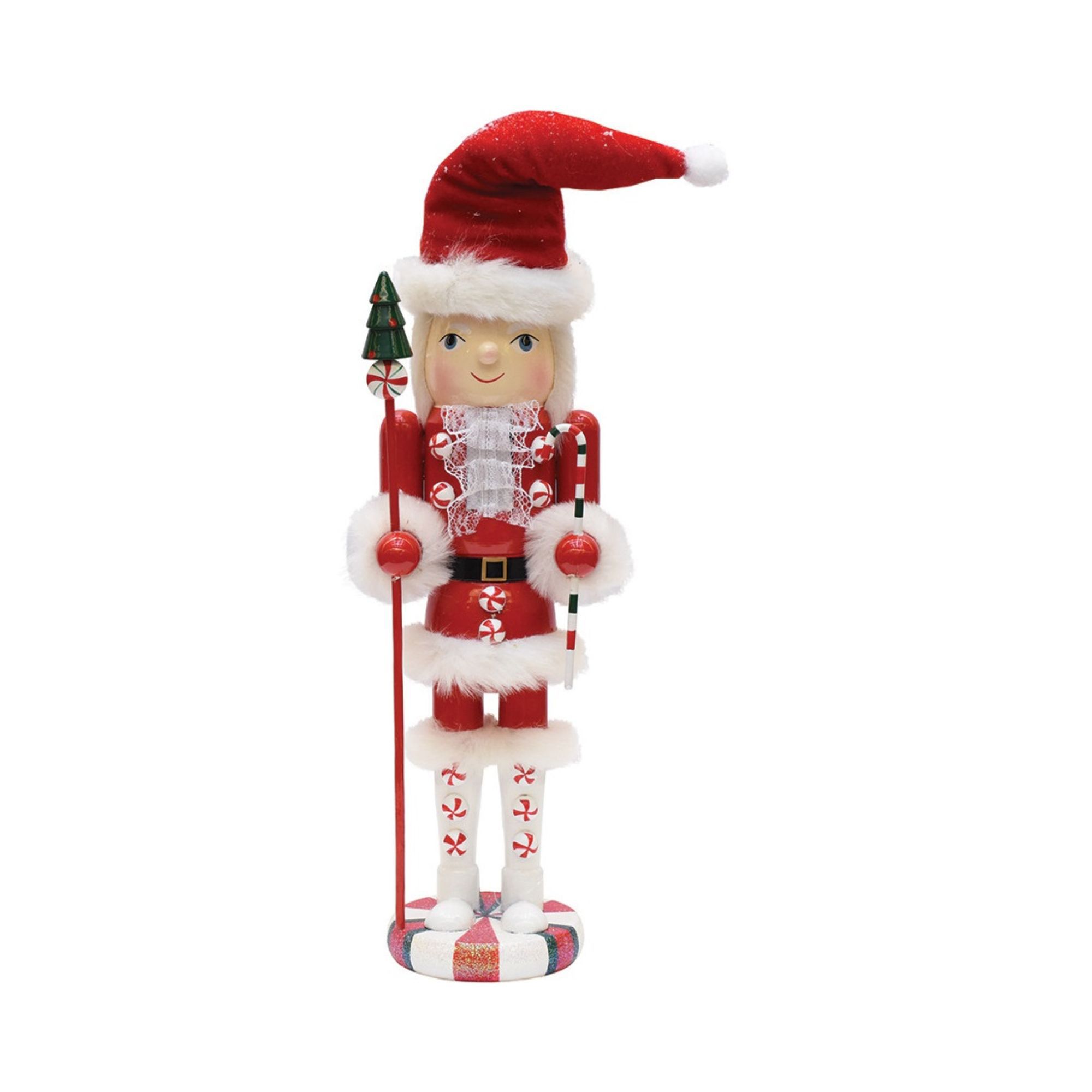 Northlight 18.5&quot; Mrs. Claus Christmas Nutcracker - Red and White